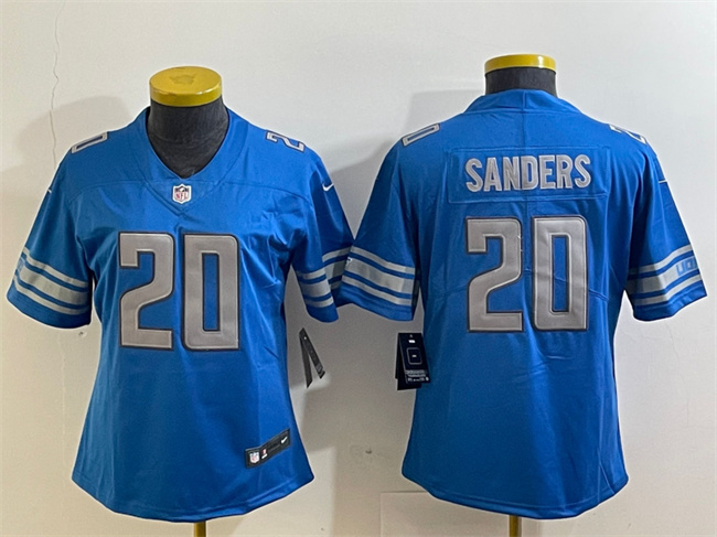 Youth Detroit Lions #20 Barry Sanders Blue Vapor Untouchable Limited Stitched Jersey